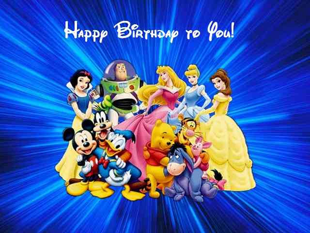 Disney Happy Birthday #558}
