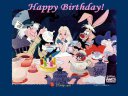 Happy Birthday - Happy Birthday puzzle ecard with 101 dalmatians<br />