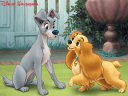 Disney Lady and Tramp Puzzle E-Cards und Spiele