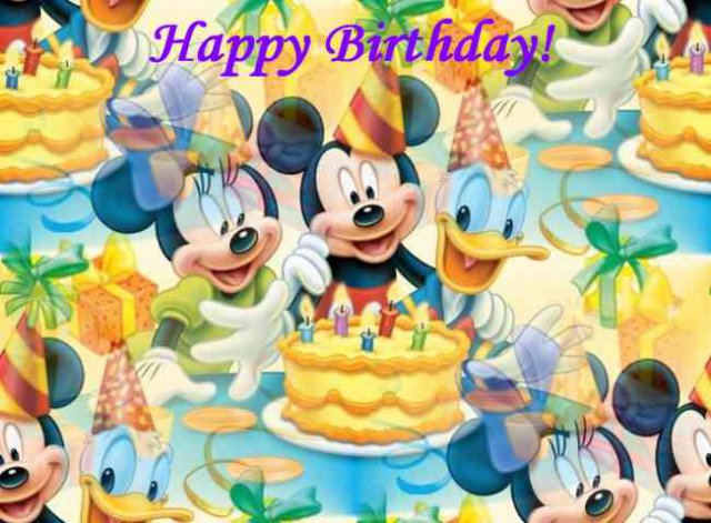 Disney Happy birthday #257}
