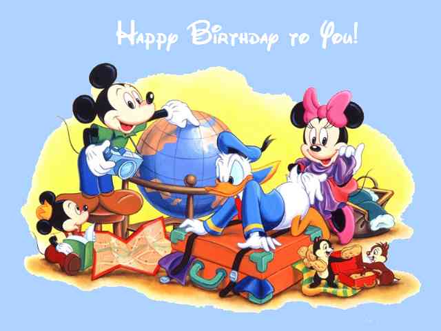 Disney Happy Birthday #557}