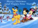 Disney Christmas and New Year puzzle ecards and games