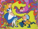 Дисни Alice in Wonderland пъзел е-картички и игри